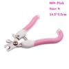 Pink Pet Nail Clippers, Stainless Steel, 3-Pack view 2