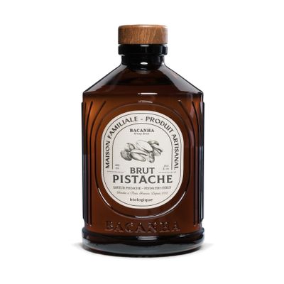 Bacanha Organic Brut Pistachio Syrup 400 ml