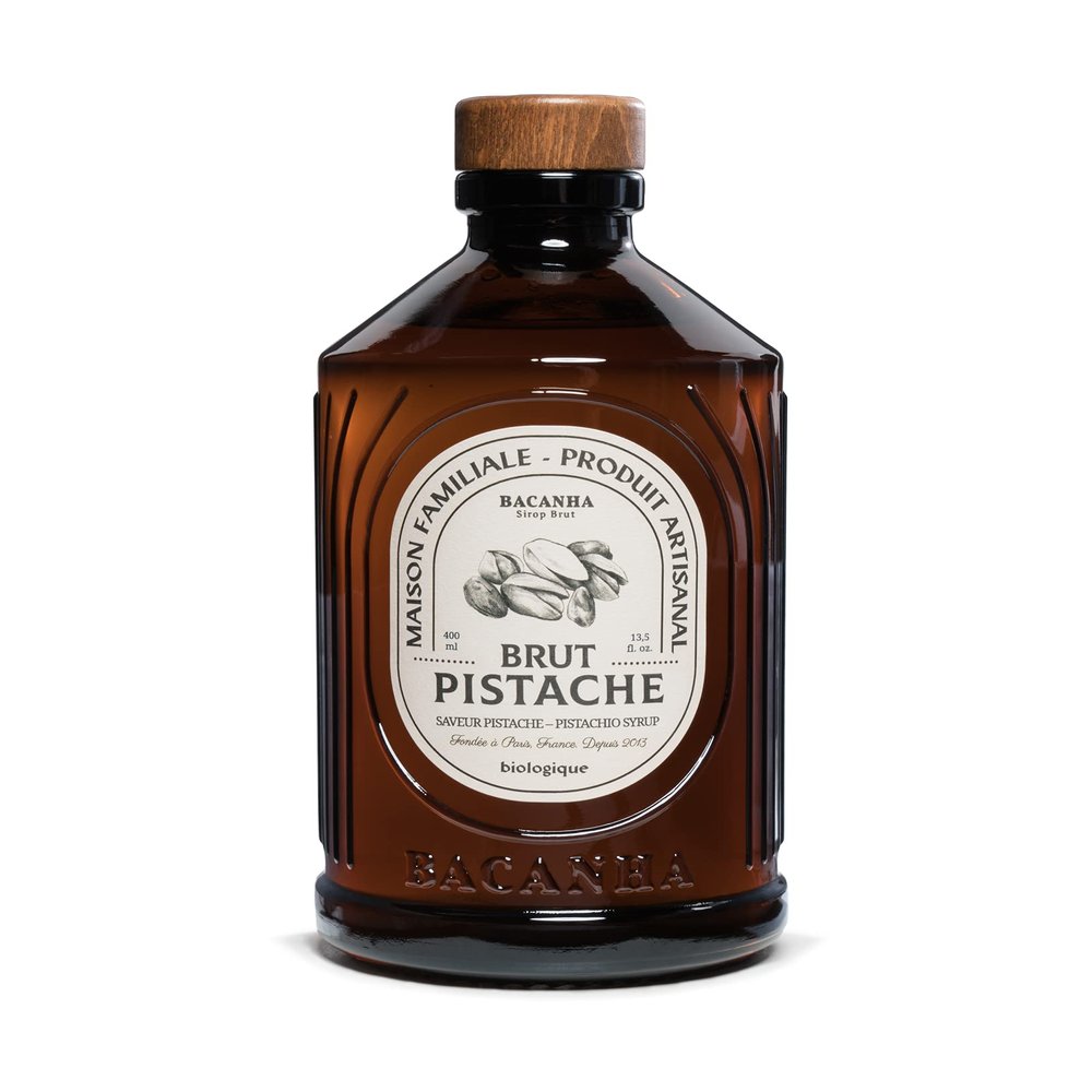 Bacanha Organic Brut Pistachio Syrup 400 ml