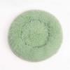 FANSU Round Plush Donut Pet Bed, Non-Slip, Green, 40 cm view 1