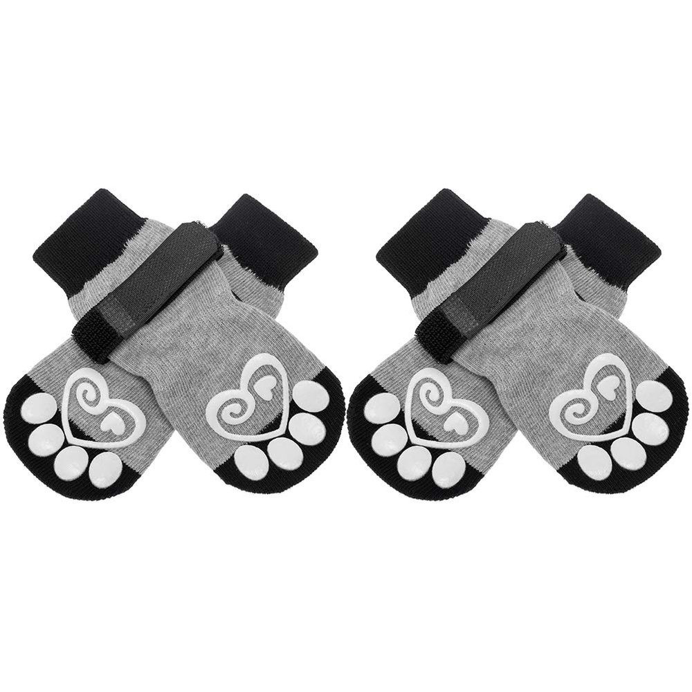 KOOLTAIL Dog Socks, Non-Slip, 2 Pairs