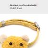 RayMinsin Cute and Fashionable Cashmere Dog Collar with Cartoon Bear view 3
