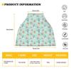 chaqlin Rainbow Tie-Dye Nursing Cover, Multi-Use Baby Cover for Stroller, Car Seat, High Chair and Shopping Cart view 2