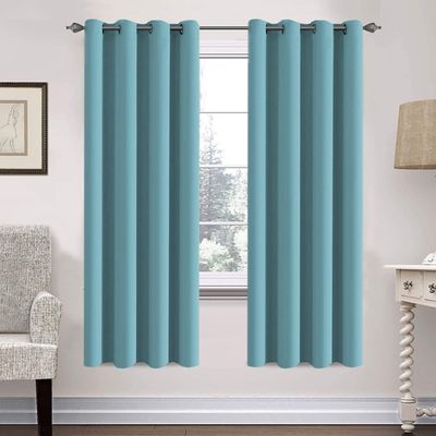 Muutos Blackout Curtains, Light Blue, 240 x 200 cm