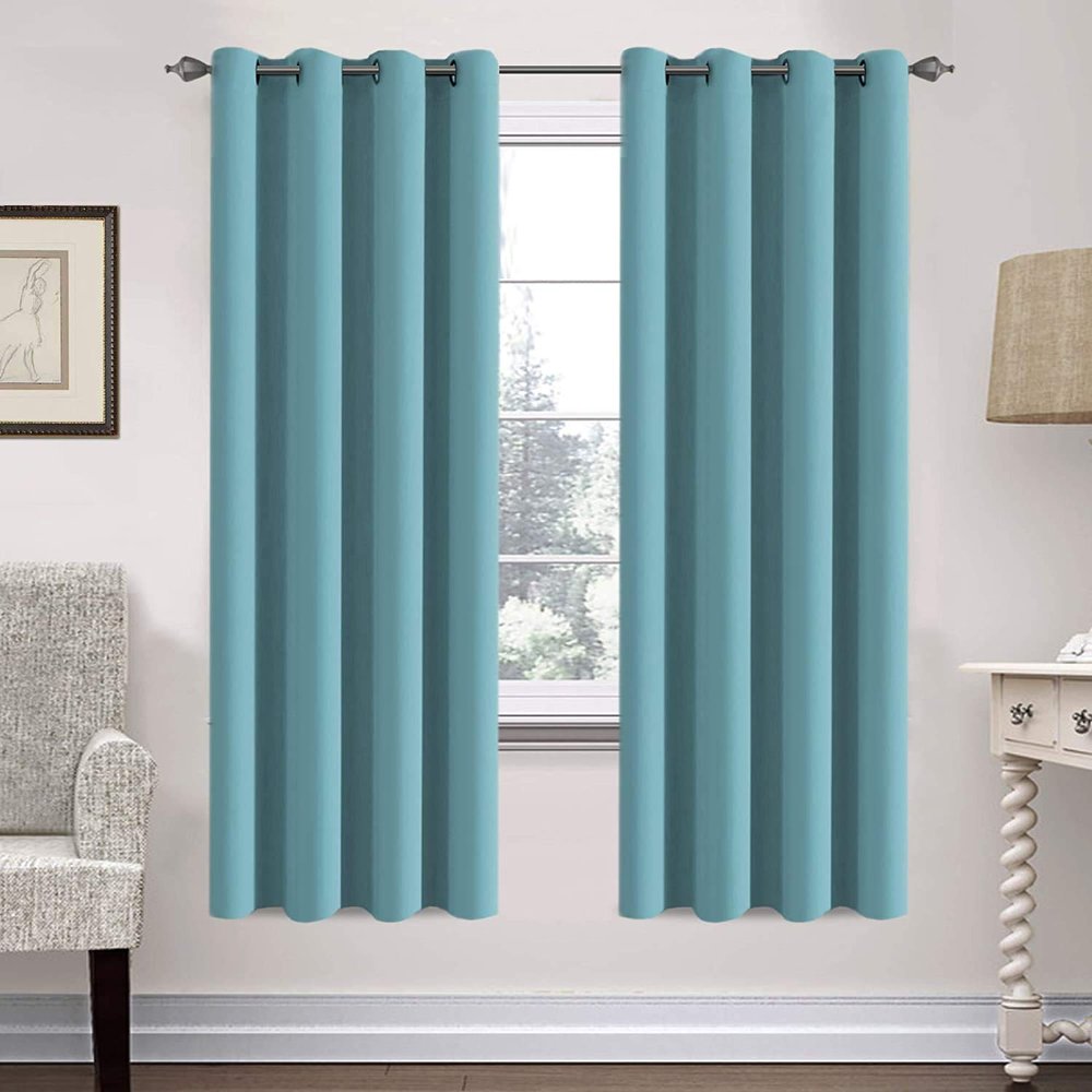 Muutos Blackout Curtains, Light Blue, 240 x 200 cm
