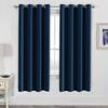 Muutos Blackout Thermal Sound-Reducing Curtain, Bergardine, Navy Blue, H 140 x W 100 cm view 1