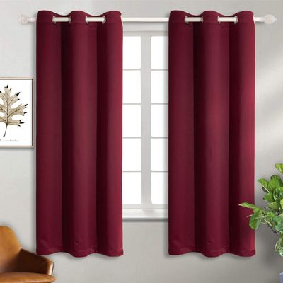 Muutos Blackout Eyelet Curtain, 235 x 220 cm, Purple