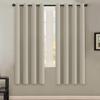 Muutos Blackout Curtain with Ruffle Tape, H 120 x W 100 cm, Milky view 1