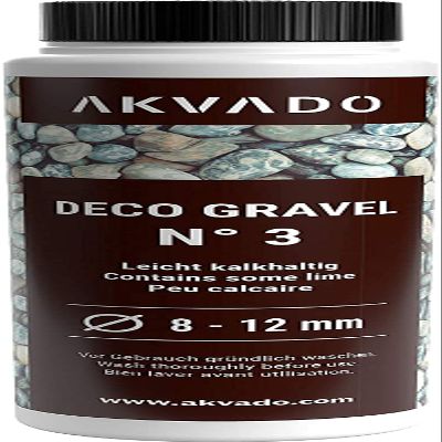 Akvado Natural Gravel for Aquariums 8-12 mm