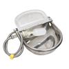 MODUODUO Automatic Water Trough for Dogs, with 99.1 cm Hose and Float Valve, for Cattle, Horses, Goats, Sheep and Other Animals, Stainless Steel view 1