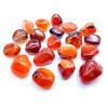 TENET Polished Carnelian Stones for Crystal Healing and Reiki – 5 Pieces, 18–25 mm view 1
