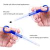 Nifocc Plastic Pet Medicine Feeder Syringe with Soft Tips for Cats and Dogs, Red and Blue, 2-Pack view 4