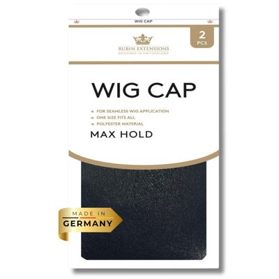 Rubin Extensions Wig Caps, 2-Pack, Cream - Breathable, Stretchable Nylon Caps - Elastic & Non-Slip