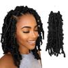 Niseyo Butterfly Locs Crochet Hair, 30.5 cm, 1 Pack Pre-Twisted Crochet Braids (1#) view 1