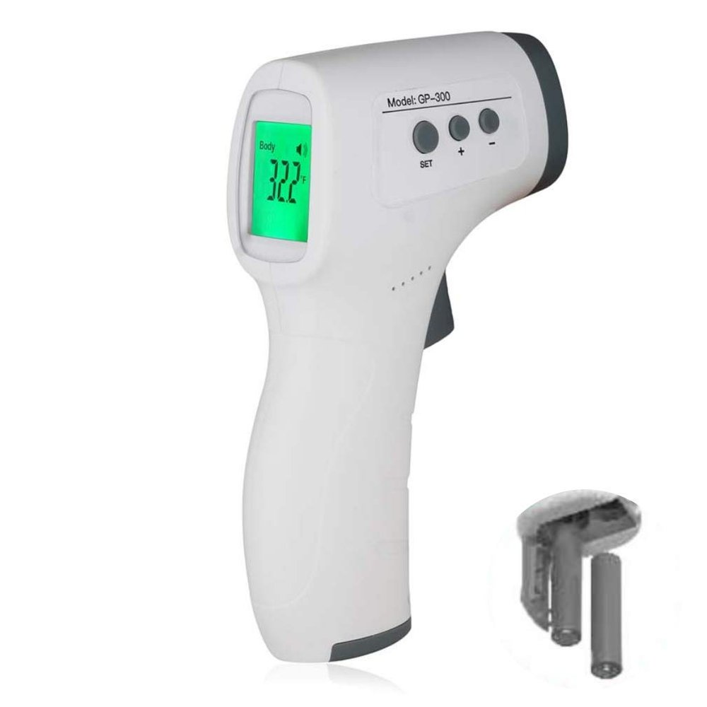 MedPlus GP300 Contactless Infrared Thermometer with Batteries