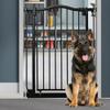 Bettacare Extra-Tall Curved Pet Gate, 198–207 cm, Matte Black, 100 cm High view 2
