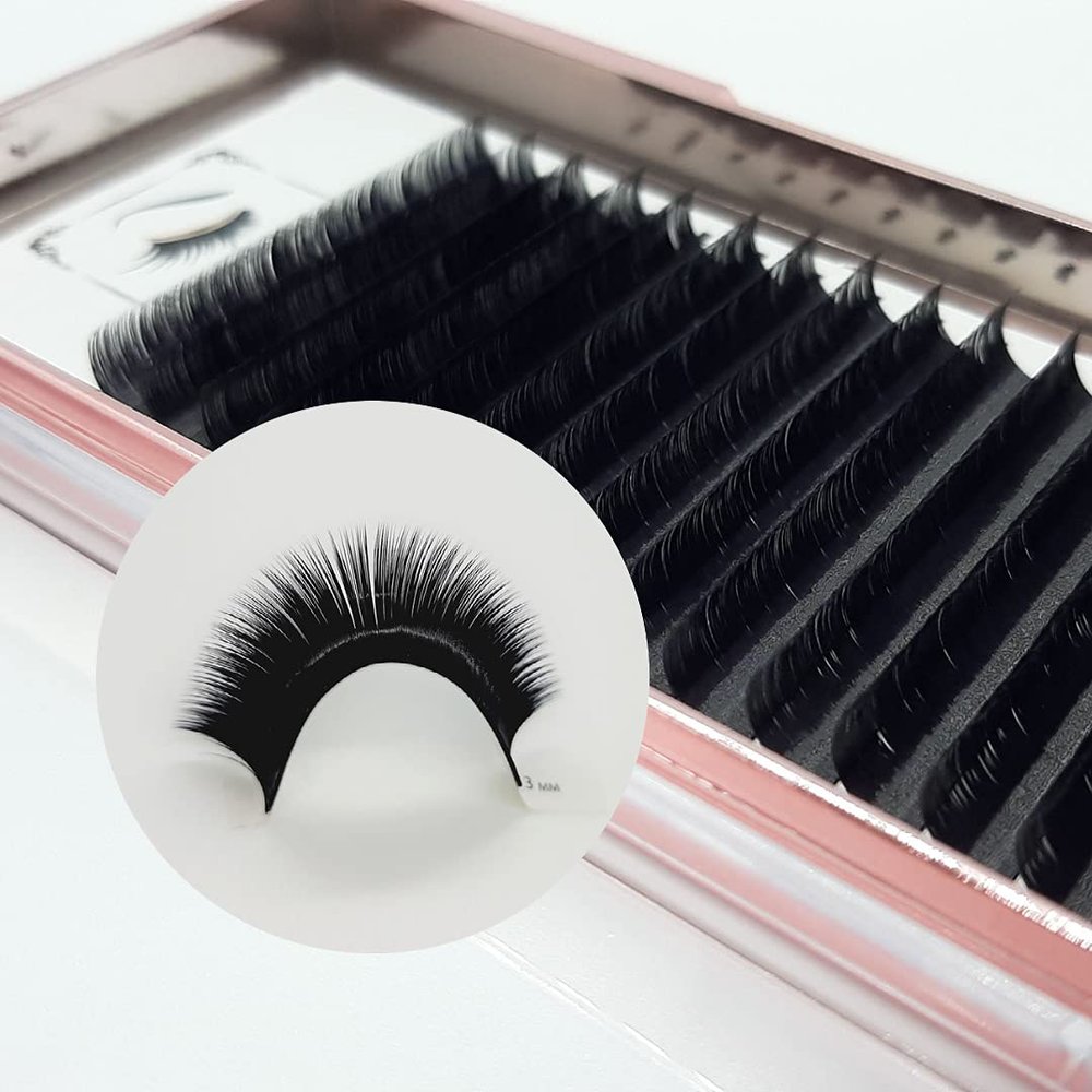 Premium Soft Silk Lashes 0.03 mm | Mega Volume Lashes (D Curl, 0.03 mm, 9 mm)