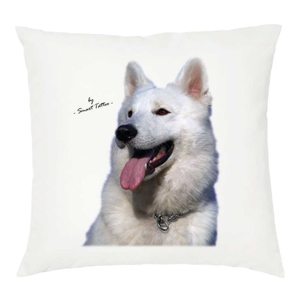 Tipolitografia Ghisleri Pillow, 40 x 40 cm, Dogs, Cats, Fish and Horses, with 411 Polyester Filling