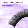 NAGARAKU Classic Eyelashes 0.05 mm D Curl 08 mm Black, 16 Rows view 2