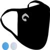 Panthzer Face Mask L/XL with Ear Loops, Black – ViralOff Reduces Pathogens by 99% in 2 Hours view 1