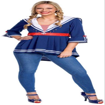 Rubie's Women's Sailor Full-Cut Costume, Carnival, Size 56
