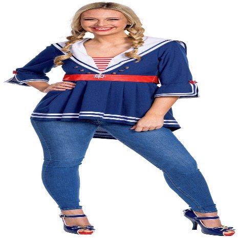 Rubie's Women's Sailor Full-Cut Costume, Carnival, Size 56