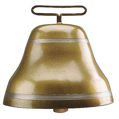 Round Bronze Steel Bell for Cattle, 185 mm Diameter