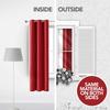 Muutos Blackout Curtains for Kids' Rooms, Noise-Reducing, 100 x 255 cm, Red view 2