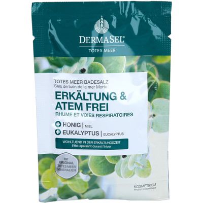DermaSel Bath Salt Cold & Clear Breathing | Dead Sea | 80 g