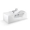 Tahiti White Jet Porthole Balneo Bathtub by Spalina view 3