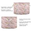 LDIYEU Pink Rose Flower Foldable Toy Storage Basket view 3