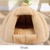 CLQ Semi-Enclosed Plush Pet Bed for Dogs and Cats view 2