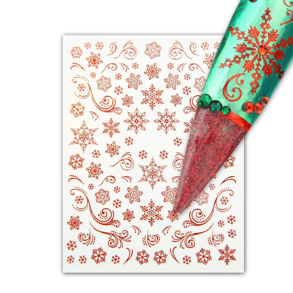 3 Sheets of Nail Stickers – Ultra-Thin Self-Adhesive Nail Art Slides