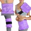 REVIX Back Gel Ice Pack, Reusable Cold Compress with Strap, Purple view 1