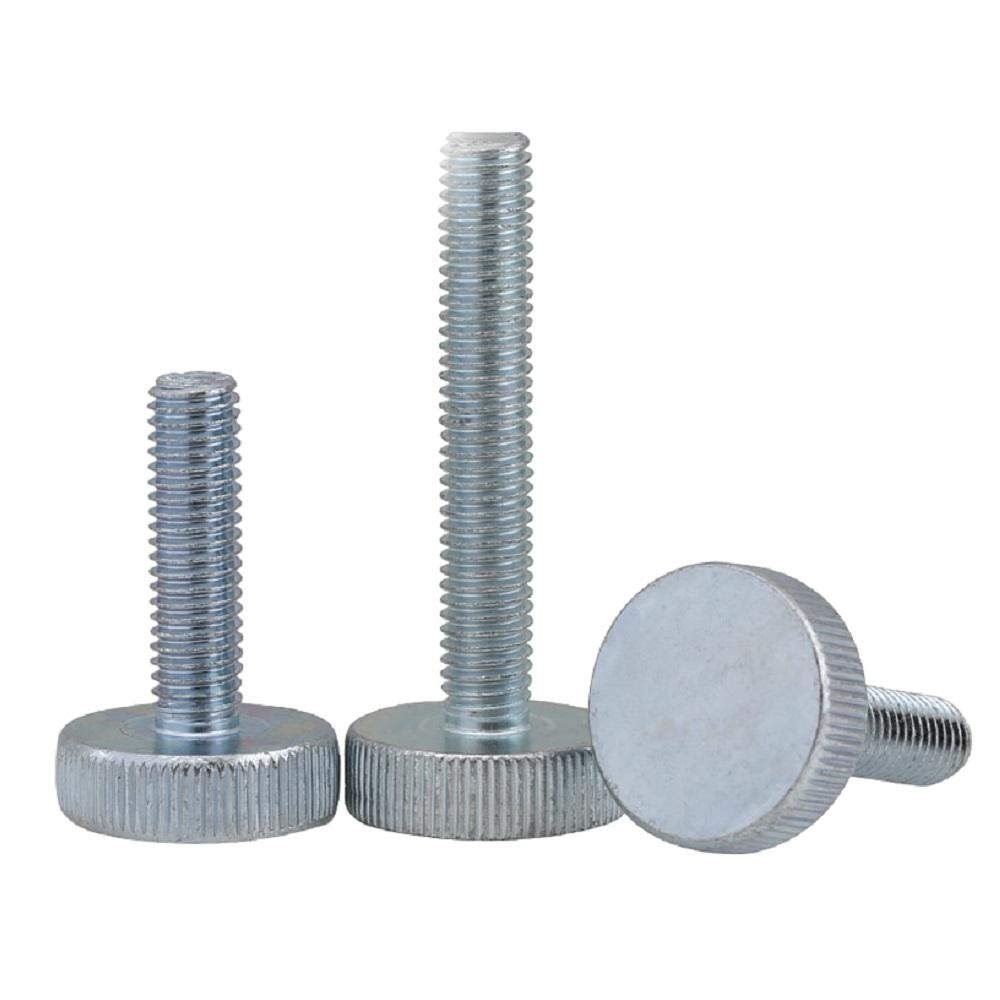 Flat-Head Knurled Adjustment Screw, M6 × 20 (2 Tablets)