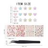 NICENEEDED Nail Art Decoration Set with Cartoon Nail Stickers and 3D Rhinestones view 2