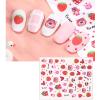 NICENEEDED Nail Art Decoration Set with Cartoon Nail Stickers and 3D Rhinestones view 4