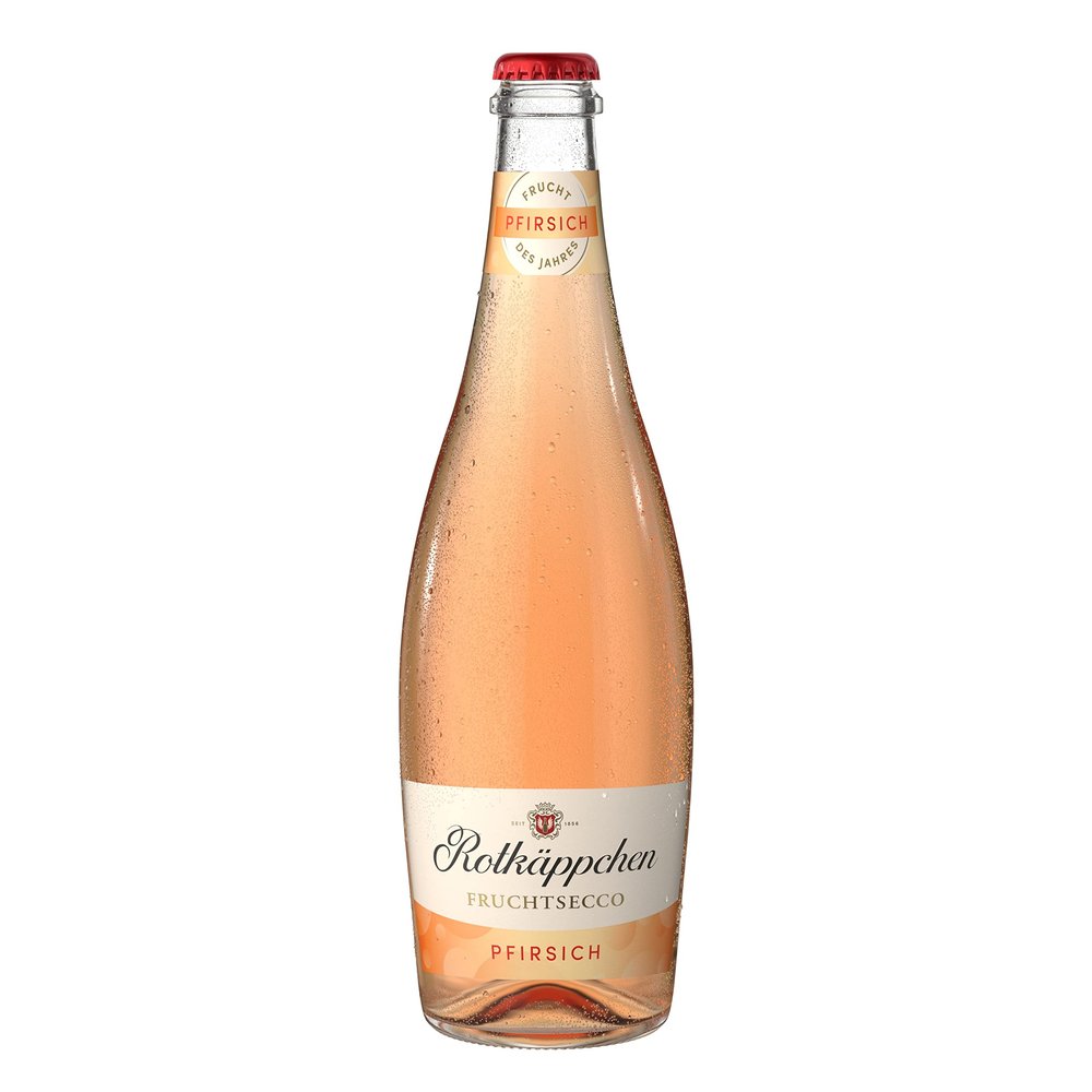 Rotkäppchen Peach Fruit Secco – Sparkling Secco with a Fruity-Sweet Character (1 x 0.75 L)