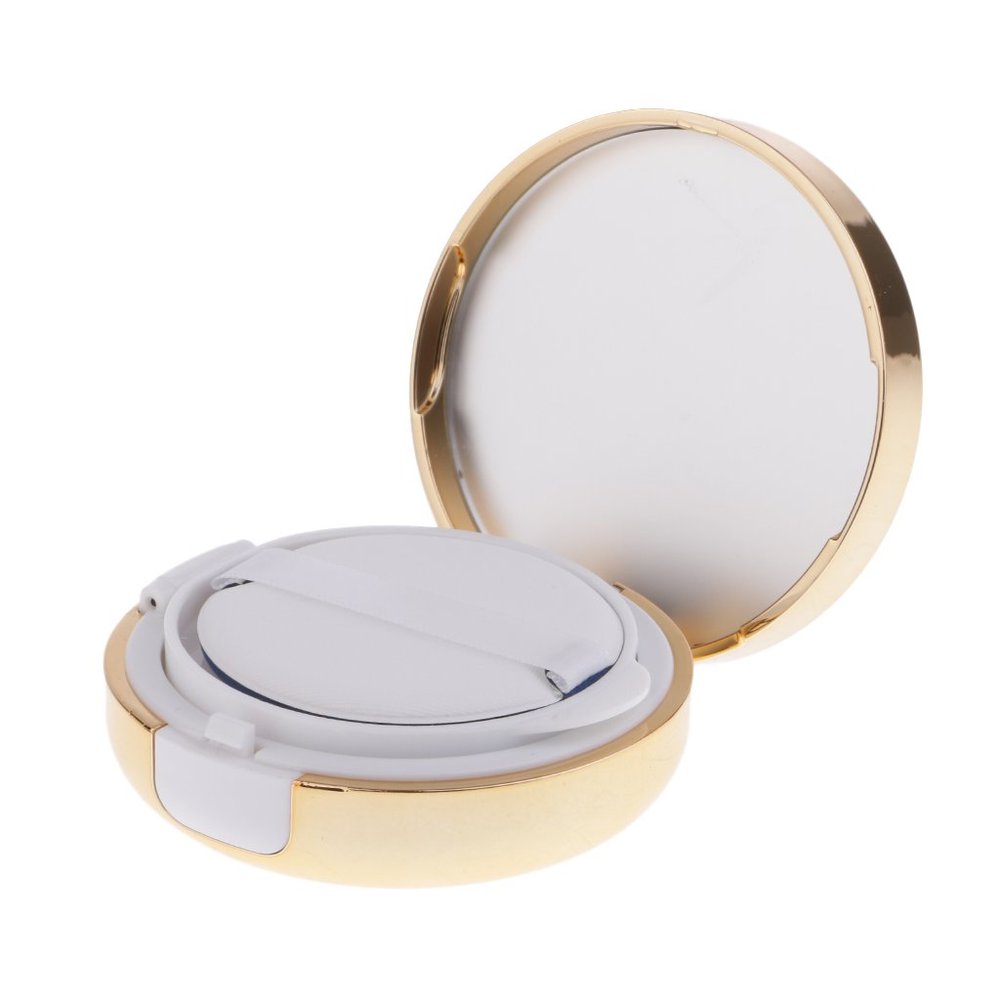 15 g / 0.5 oz Empty Luxury Makeup Powder Container, Air Cushion, Gold