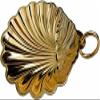 Metal Baptism Shell (Gold-Plated) view 1