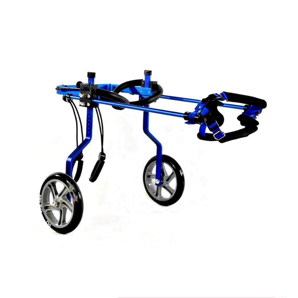 ZZXY 2-Wheel Dog Wheelchair for Small/Large Dogs, Hind-Leg Rehabilitation and Assisted Walking Cart