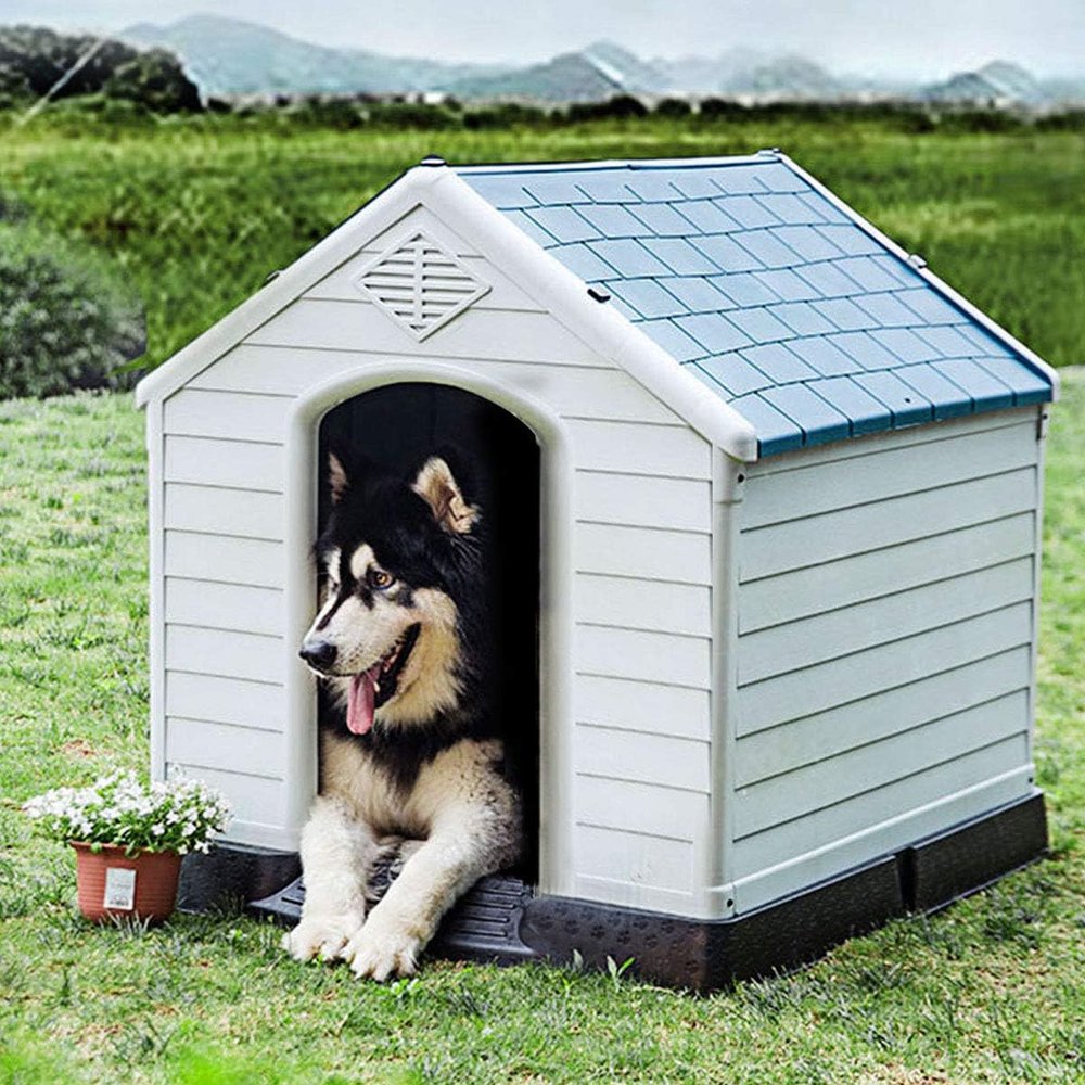 COSTWAY Plastic Dog House