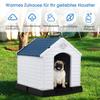 COSTWAY Plastic Dog House view 2