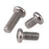 Nickel-Plated Round-Head Phillips Screws for Computer Electronics, M1.4–M5, M3 × 10, 200 Pieces view 1