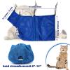 Weewooday 2-Piece Cat Grooming Mesh Set with Muzzle and Bathing Bag view 2