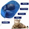 Weewooday 2-Piece Cat Grooming Mesh Set with Muzzle and Bathing Bag view 4
