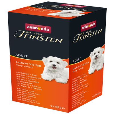 animonda vom Feinsten Dog Food Wet Mix Variety (6 x 150g)