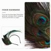 Beaupretty Peacock Feather Headband for Women, Flapper Headpiece for Carnival, Dance, Masquerade and Parties view 4