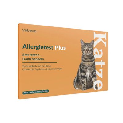 vetevo Allergy Test Plus Cat – 360+ Foods, Grasses & Pollen