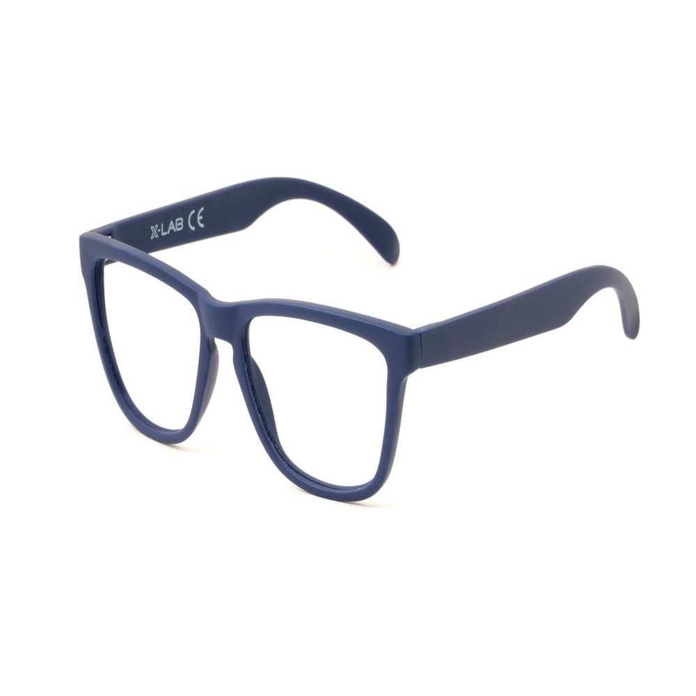 X-LAB Devon2 Frame with Blue-Block Lenses, Unisex Glasses (Blue)